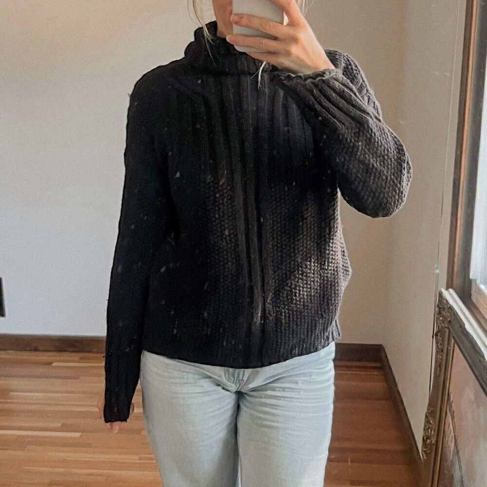 SmartWool Lambswool Turtleneck Sweater Size M